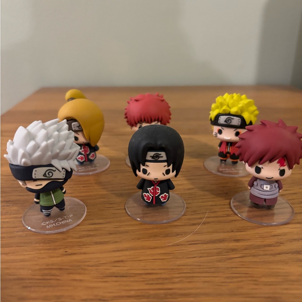 MegaHouse Chokorin Mascot Naruto Shippuden Vol. 2 Bundle of six